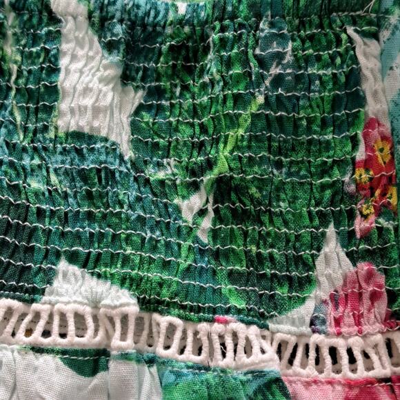 2 For $5 Sale GB Girls Green And Pink Floral Sundress  Size Small - Picture 7 of 10